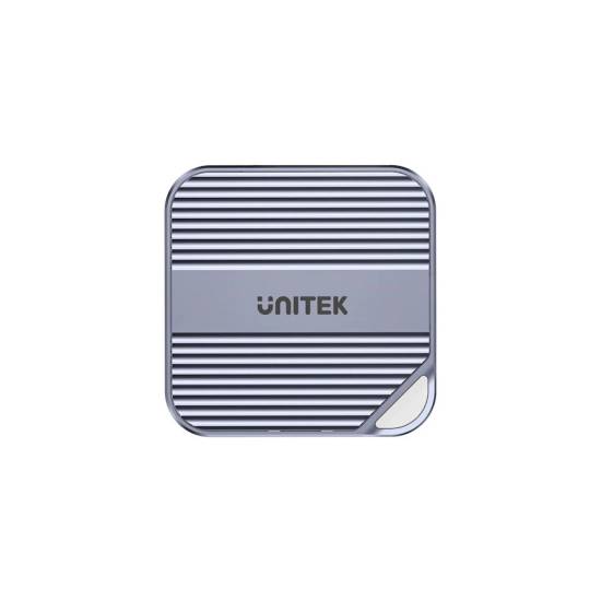 Czytnik kart SD micro SD USB-C HDMI audio PD 100W magnetyczny Unitek S1244CGY01