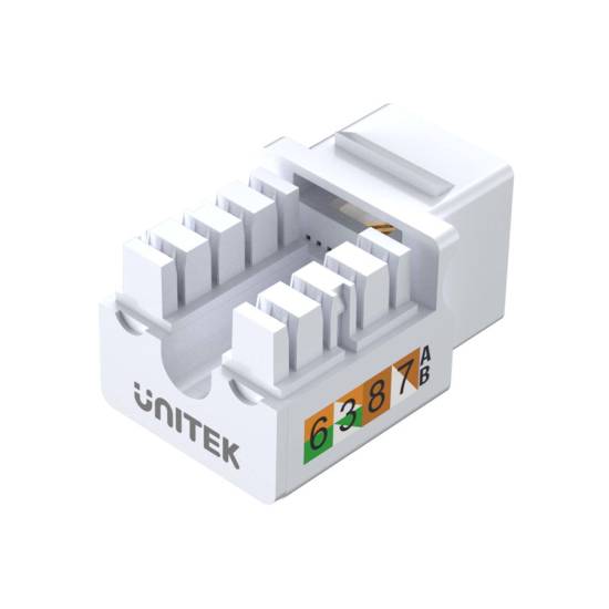 Moduł keystone RJ45 kat. 6 nieekranowany Unitek T012A