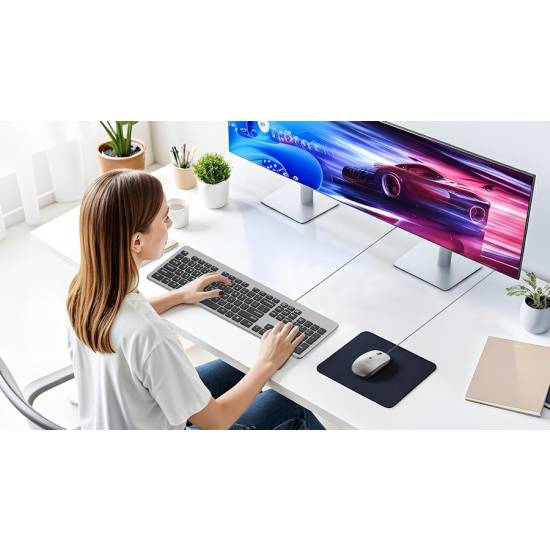 Klawiatura SlimTap biurowa USB-A Unitek T052AGY01-US