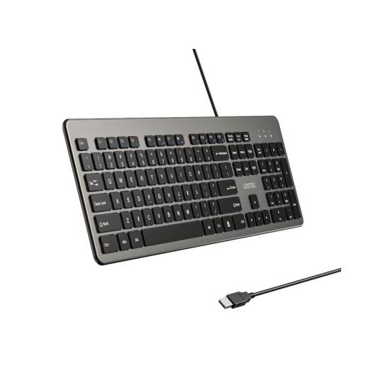 Klawiatura SlimTap biurowa USB-A Unitek T052AGY01-US