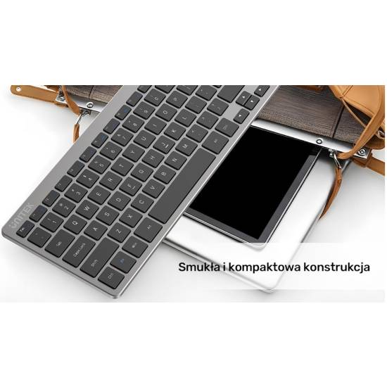 Klawiatura SlimTap biurowa USB-A/C Unitek T053AGY01-US