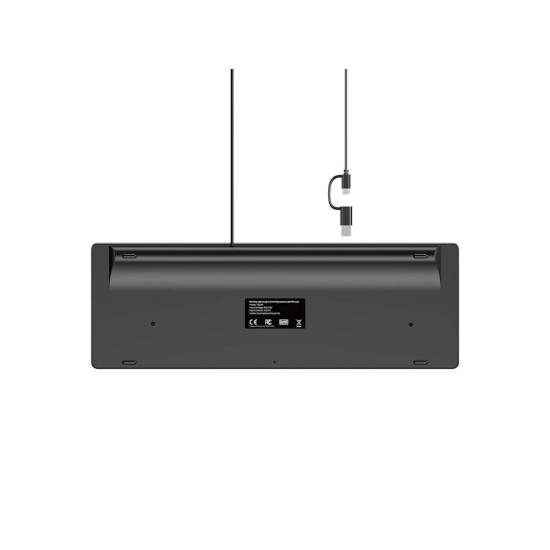 Klawiatura SlimTap biurowa USB-A/C Unitek T053AGY01-US