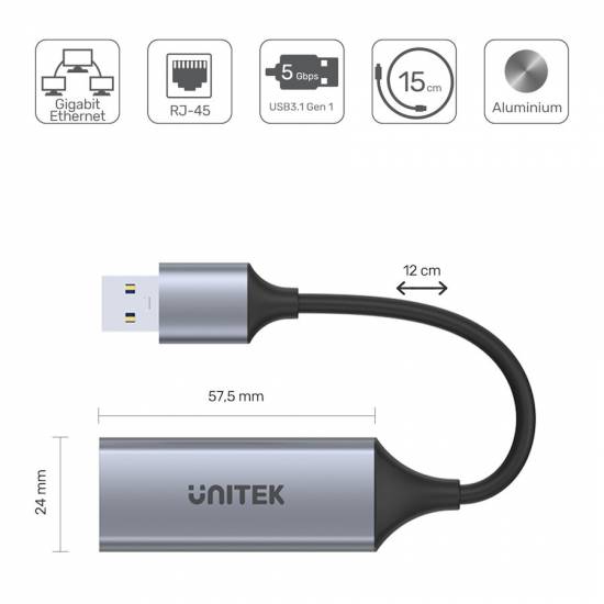 Karta sieciowa USB 3.0 1Gbps Unitek U1309A
