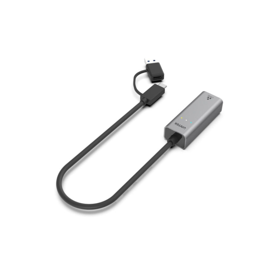 Karta sieciowa USB C/USB A -> RJ45 2.5Gbit Ethernet Unitek U1313CGY01