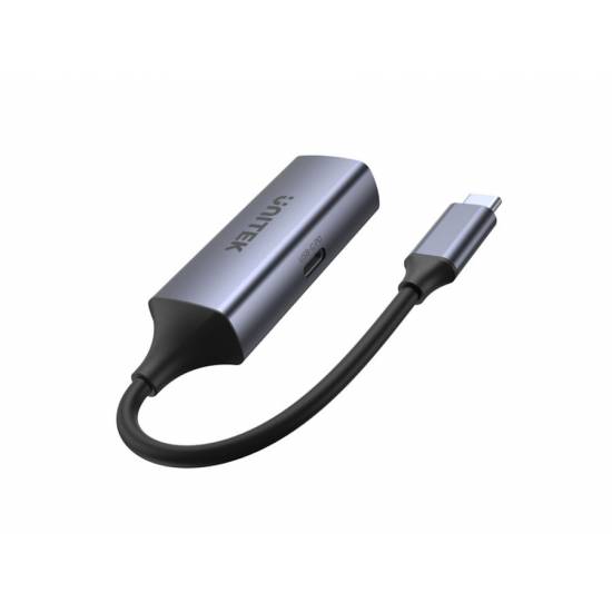 Karta sieciowa USB C -> RJ45 1Gbps PD 100W Unitek U1323A