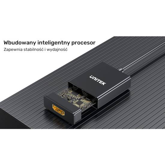 Adapter VGA -> HDMI FullHD Unitek V1112ABK01