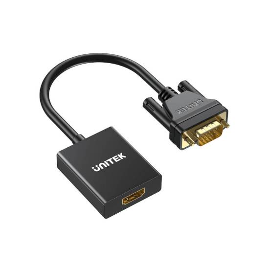 Adapter VGA -> HDMI FullHD Unitek V1112ABK01
