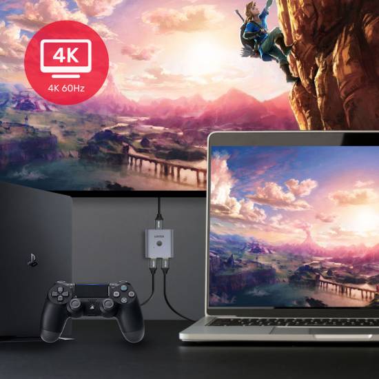 Przełącznik HDMI 2.0 4K dwukierunkowy x2 Unitek V1127A