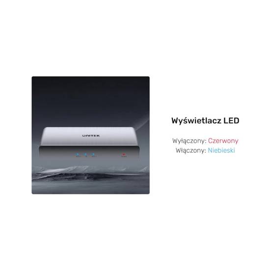 Rozdzielacz HDMI x2 4K Unitek V1130A01-EU