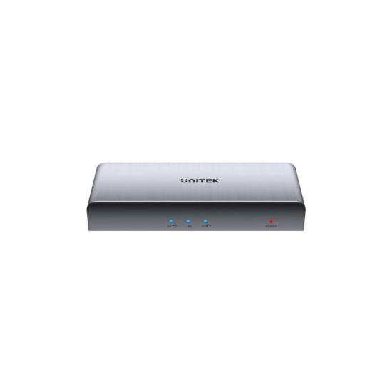 Rozdzielacz HDMI x2 4K Unitek V1130A01-EU