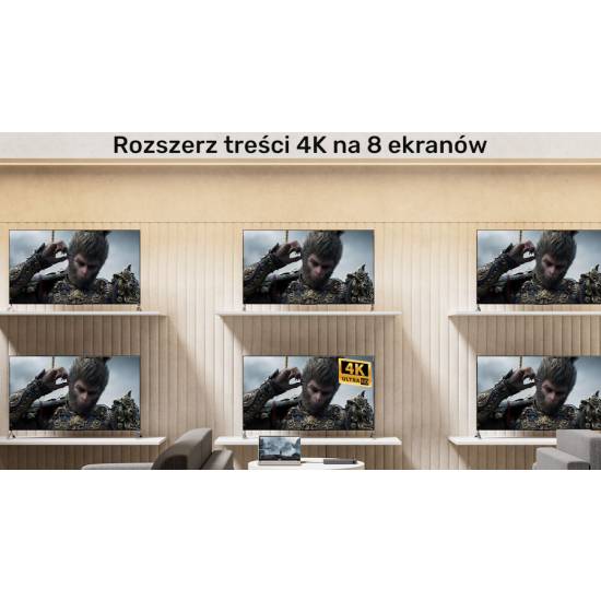 Rozdzielacz HDMI x8 4K Unitek V1132A01-EU
