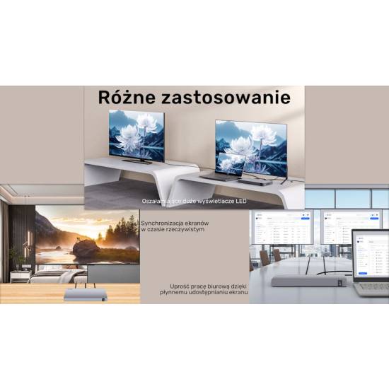 Rozdzielacz HDMI x8 4K Unitek V1132A01-EU