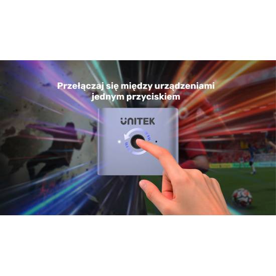 Przełącznik HDMI 2.1 8K dwukierunkowy x2 Unitek V1163A