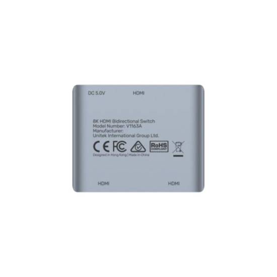 Przełącznik HDMI 2.1 8K dwukierunkowy x2 Unitek V1163A