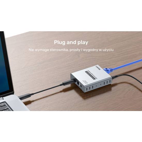 Przedłużacz wideo HDMI 2.0 4K 60m Unitek V1164A