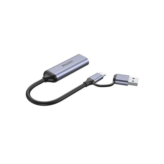 Wideo grabber 4K HDMI 1.4b USB Typ C / USB A, Unitek V1167A