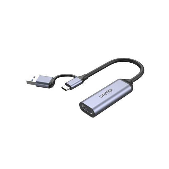 Wideo grabber 4K HDMI 1.4b USB Typ C / USB A, Unitek V1167A