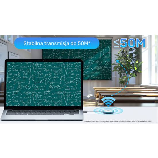 Zestaw bezprzewodowy nadajnik HDMI 50m 1080p 60Hz Unitek V1183B01