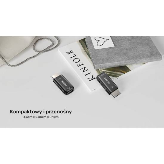Adapter HDMI -> USB-C HDR HDCP 4K 60Hz Unitek V1187BBK01