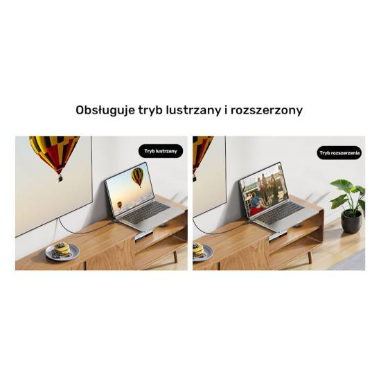 Adapter HDMI -> USB-C HDR HDCP 4K 60Hz Unitek V1187BBK01
