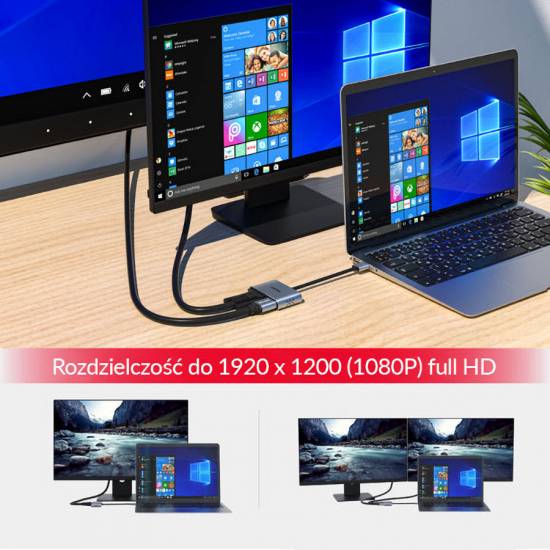 Adapter USB 3.0 -> HDMI / VGA Unitek V1304A