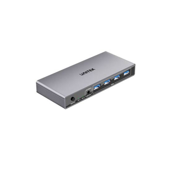 Przełącznik KVM HDMI 2.0 x2 USB 3.0 x4 Unitek V1309AGY01-EU