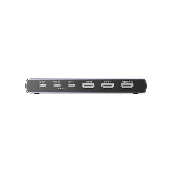 Przełącznik HDMI x2 USB-C x2 4K@60Hz Unitek V1313AGY01-EU