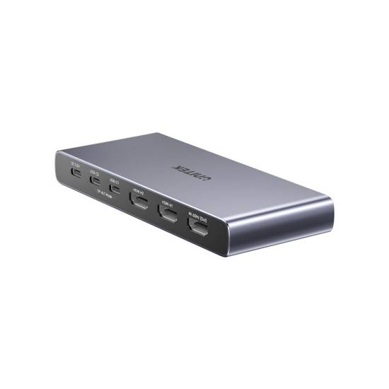 Przełącznik HDMI x2 USB-C x2 4K@60Hz Unitek V1313AGY01-EU