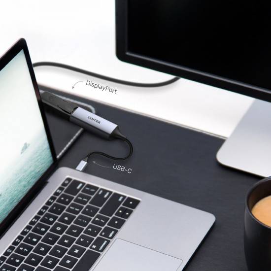 Adapter USB-C  -> DisplayPort 1.2 4K 60Hz Unitek V1411A