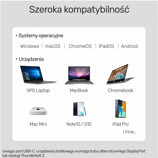 Adapter USB-C -> VGA Unitek V1413A