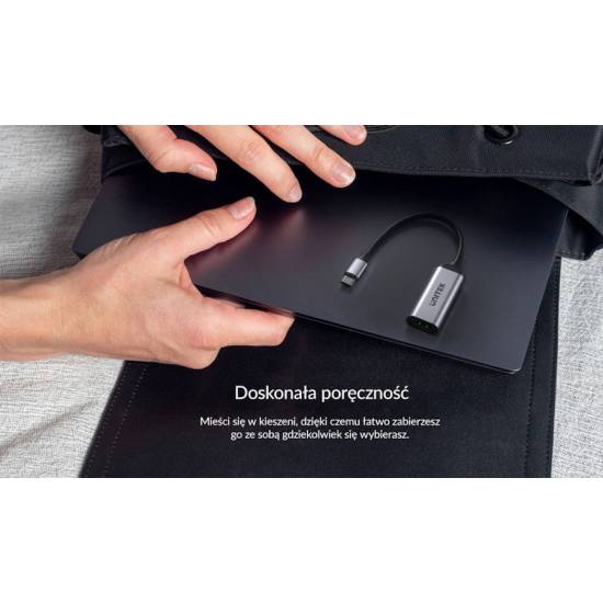 Adapter USB-C -> HDMI 2.0 4K 60Hz Unitek V1420A