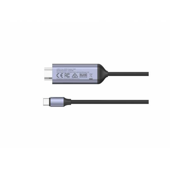 Kabel USB C -> HDMI 2.1 8K 60Hz 1,8m Unitek V1423B