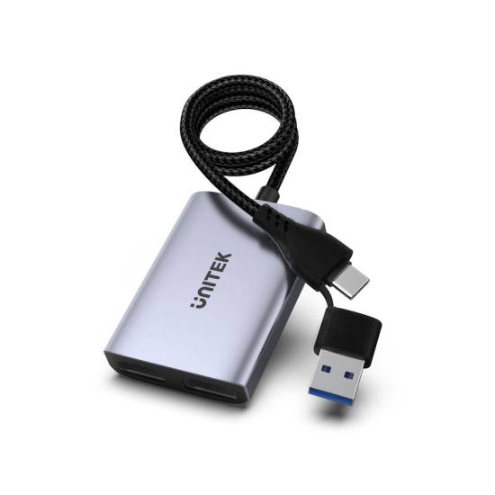 Adapter USB-C/A -> 2x HDMI FullHD MST Unitek V1427A01