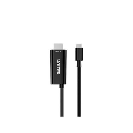 Kabel USB-C -> HDMI 4K@60Hz z portem USB-C PD 100W 2,0m Unitek V1439ABK01