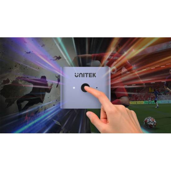 Przełącznik DisplayPort 1.4 8K dwukierunkowy x2 Unitek V1609A
