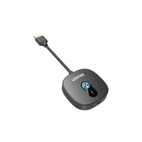 Transmiter bezprzewodowy nadajnik + 2 odbiorniki HDMI 1080p Unitek V1711ABK01