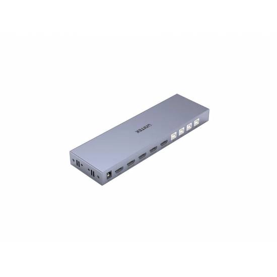 Przełącznik KVM HDMI 2.0 x4 USB x4 Unitek V306A