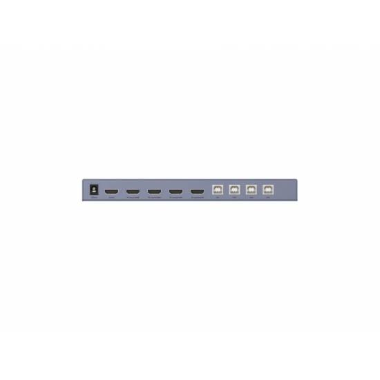 Przełącznik KVM HDMI 2.0 x4 USB x4 Unitek V306A