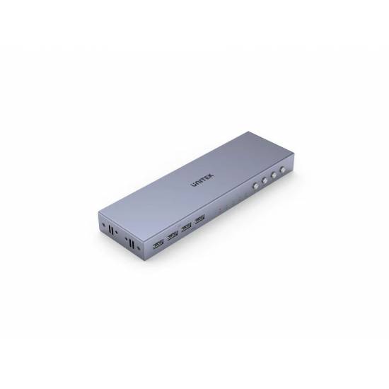 Przełącznik KVM HDMI 2.0 x4 USB x4 Unitek V306A