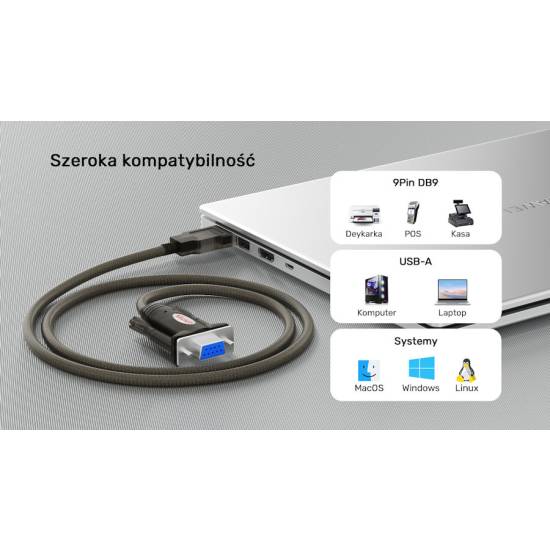 Konwerter USB 2.0 -> RS-232 Unitek Y-1105D01