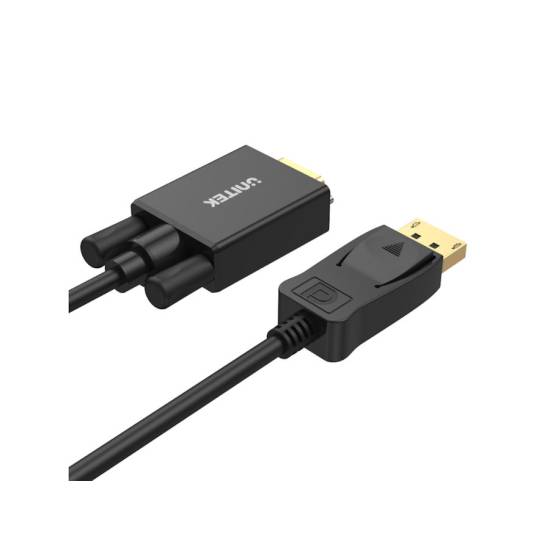 Kabel DisplayPort -> VGA 1,8m 1080p Unitek Y-5118F