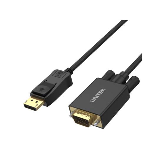 Kabel DisplayPort -> VGA 1,8m 1080p Unitek Y-5118F