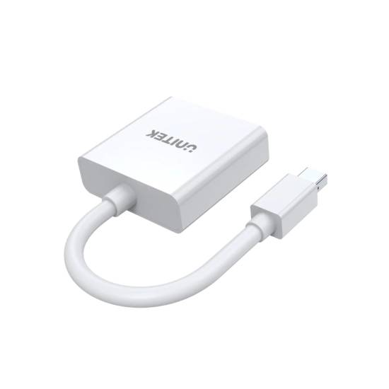 Adapter mini DisplayPort -> DVI Unitek Y-6326WH biały