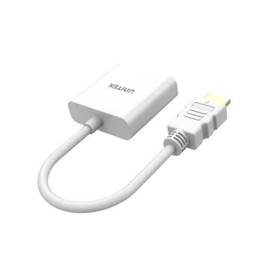Adapter HDMI -> VGA FullHD 60Hz Unitek Y-6333C01 biały