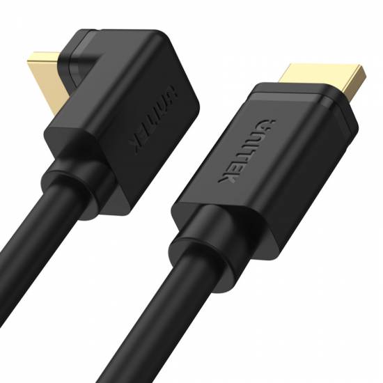 Kabel HDMI 2.0 Basic kątowy 270 stopni 4K 3,0m Unitek Y-C1009