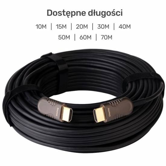 Kabel HDMI 2.0 M/M Optical UltraPro 7,0m Unitek Y-C1075BK