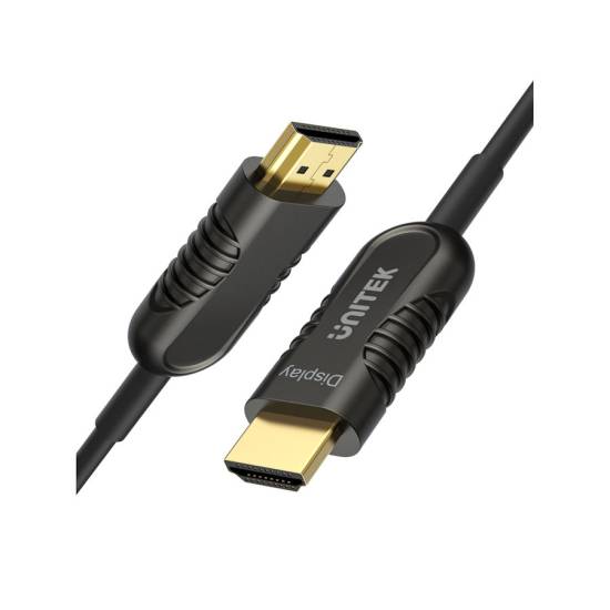 Kabel optyczny HDMI 2.0 AOC 4K 60Hz 100 m Unitek Y-C1036BK