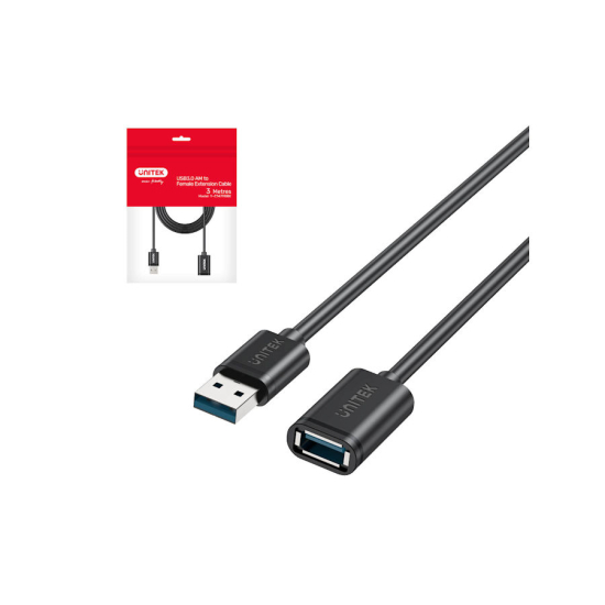 Kabel USB 3.0 A-A przedłużacz 3,0m Unitek Y-C1479BBK03