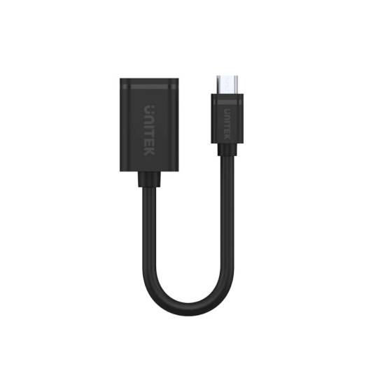 Adapter USB 2.0 A żeński - B micro męski kabel OTG Unitek Y-C438GBK