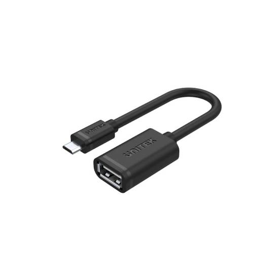 Adapter USB 2.0 A żeński - B micro męski kabel OTG Unitek Y-C438GBK
